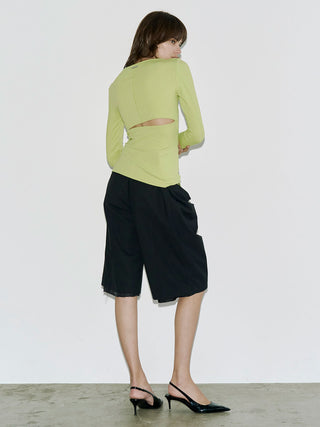 DRAPE HALF PANTS