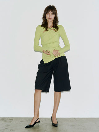 DRAPE HALF PANTS