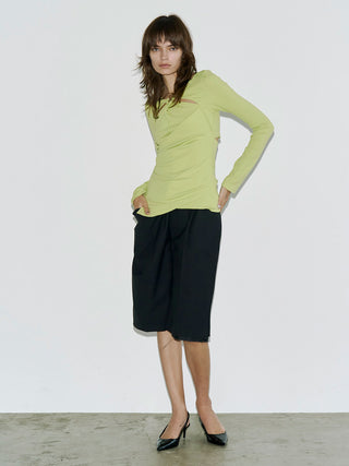DRAPE HALF PANTS