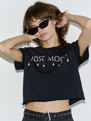 MINIMUM LOGO TSHIRT with PEARL