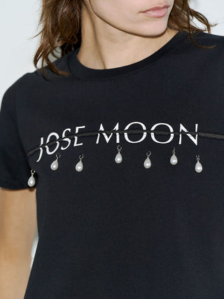 MINIMUM LOGO TSHIRT with PEARL