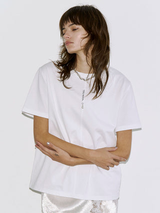 JOSEMOON LOGO OVER T-SHIRT