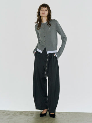 MOON CARDIGAN with PEARL