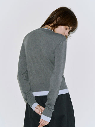 MOON CARDIGAN with PEARL