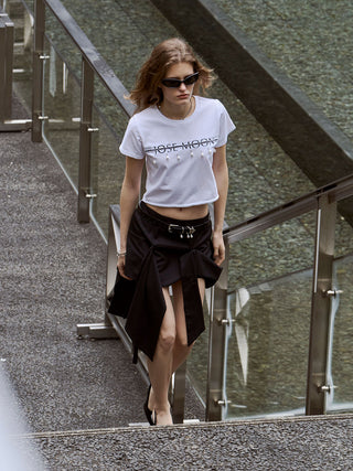 MINIMUM LOGO TSHIRT with PEARL