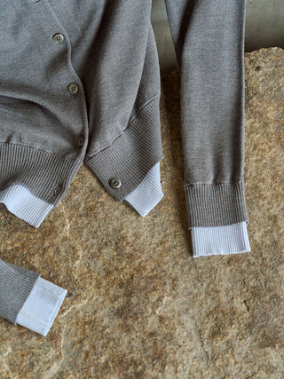 MOON CARDIGAN with PEARL