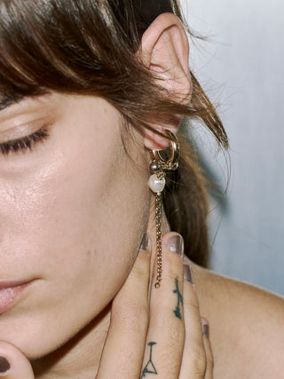 【JUSTINE CLENQUET】NATHAN EARRINGS