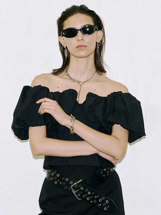 BALLON SLEEVE TOP