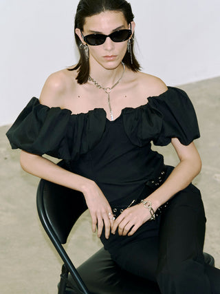 BALLON SLEEVE TOP