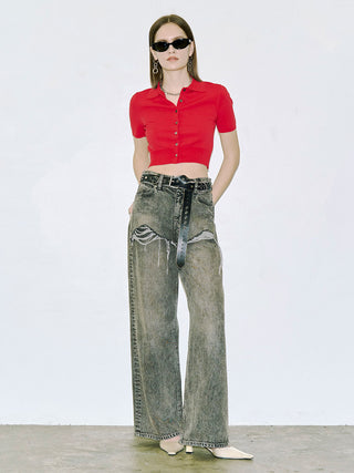 LAYERED LIKE DENIM PANTS