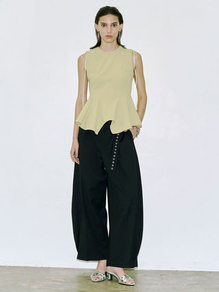 PEPLUM TAPE TOPS