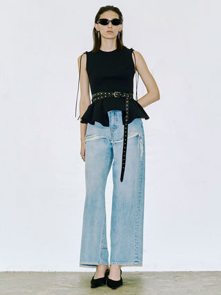 PEPLUM TAPE TOPS