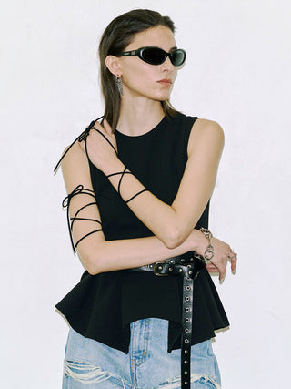PEPLUM TAPE TOPS
