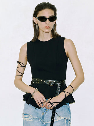 PEPLUM TAPE TOPS