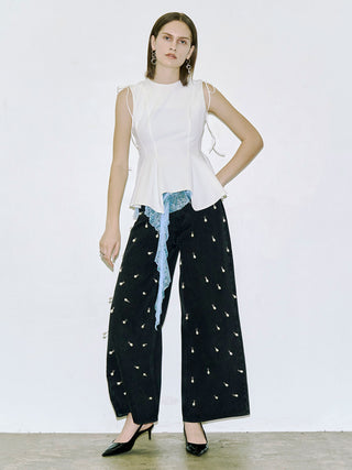 PEPLUM TAPE TOPS
