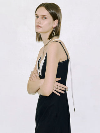 DOUBLE LAYERED CAMI DRESS