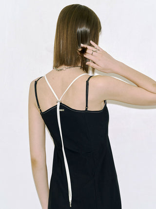 DOUBLE LAYERED CAMI DRESS