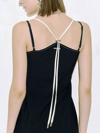 DOUBLE LAYERED CAMI DRESS