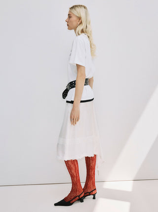 RINGER T-SHIRT with PEARL