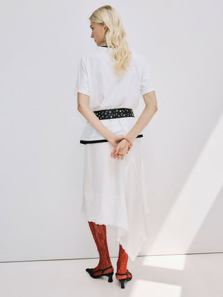 CROSS OVER LACE SKIRT