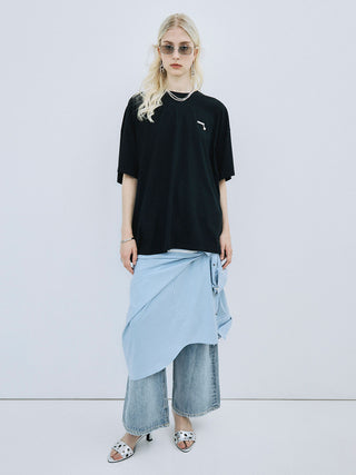 PEARL OVER HALF SLEEVE T-SHIRT