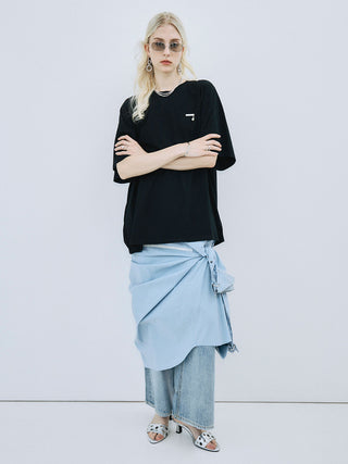 PEARL OVER HALF SLEEVE T-SHIRT