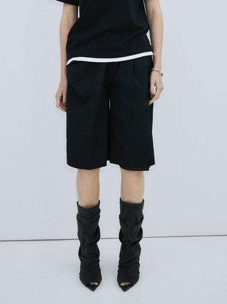 DRAPE HALF PANTS