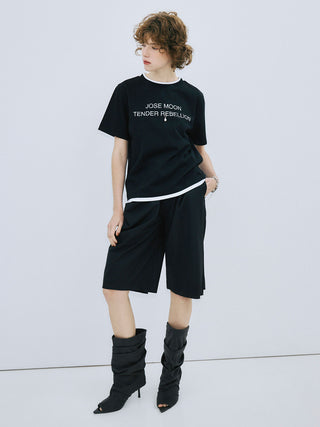 RINGER T-SHIRT with PEARL