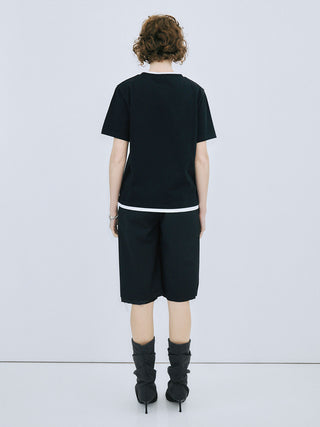RINGER T-SHIRT with PEARL