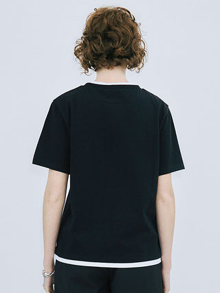 RINGER T-SHIRT with PEARL