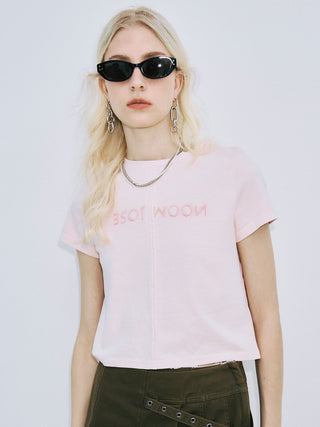 UPSIDE DOWN LOGO T-SHIRT