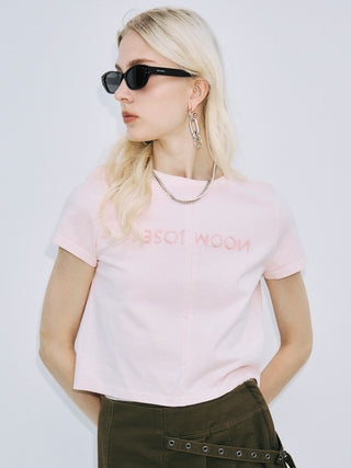 UPSIDE DOWN LOGO T-SHIRT