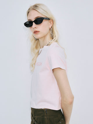 UPSIDE DOWN LOGO T-SHIRT