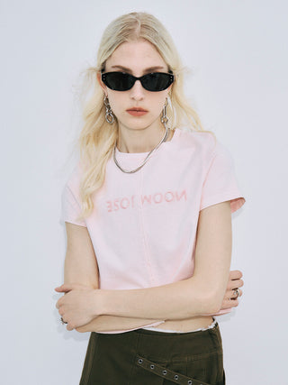 UPSIDE DOWN LOGO T-SHIRT