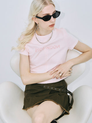 UPSIDE DOWN LOGO T-SHIRT