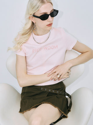 PIGMENT DYE MINI SKIRT