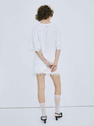 PEARL OVER HALF SLEEVE T-SHIRT