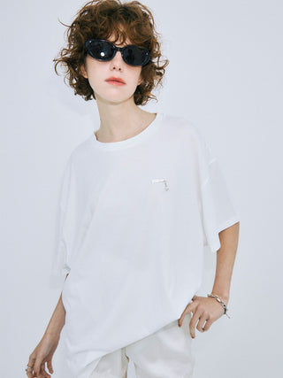 PEARL OVER HALF SLEEVE T-SHIRT