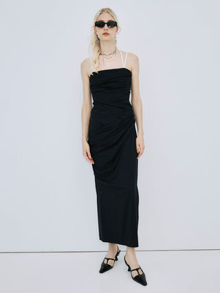 DRAPE CUT SKIRT