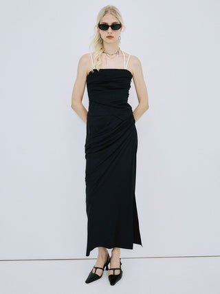 DRAPE CUT SKIRT