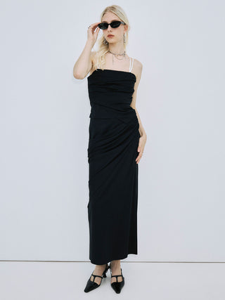 DRAPE CUT SKIRT