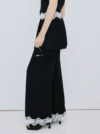 SLIT SWEAT PANTS 2