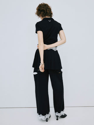 SLIT SWEAT PANTS 2