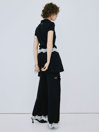 PLEATS MINI SKIRT