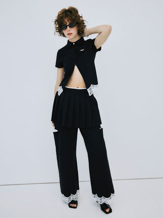 SLIT SWEAT PANTS 2