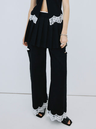SLIT SWEAT PANTS 2
