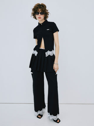 SLIT SWEAT PANTS 2