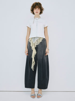 UPSIDE DOWN LOGO T-SHIRT