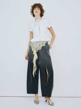 UPSIDE DOWN LOGO T-SHIRT