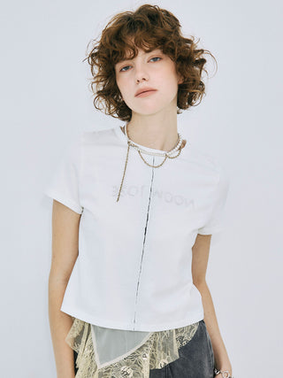 UPSIDE DOWN LOGO T-SHIRT